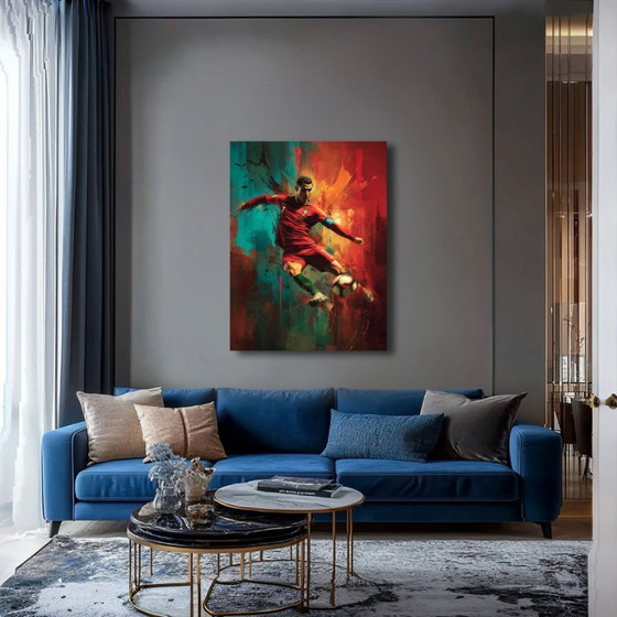 Image 1 of Alberto RICARDO - Cristiano Ronaldo 5 - Toile d'artiste