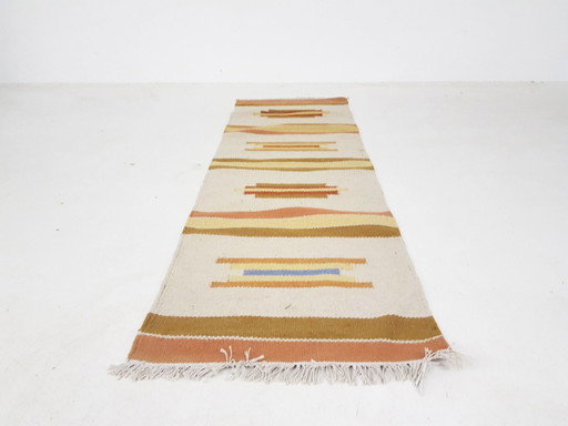 Vintage wool carpet from India #9