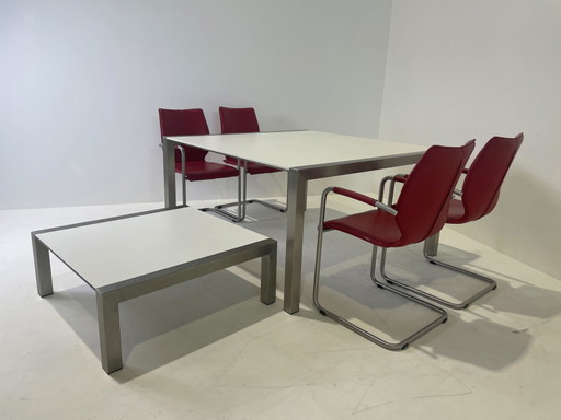 Juego de comedor y mesa de centro Lourens Fisher