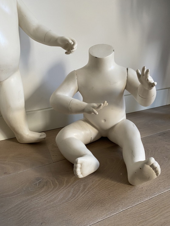 Image 1 of Manichini per bambini - set - decorazione - vintage