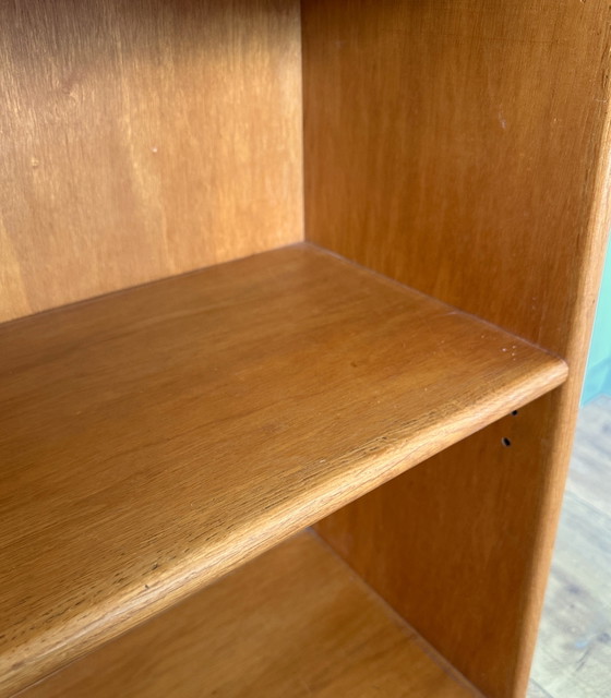 Vintage Pastoe Secretaire/Boekenkast BE04. Cees Braakman – High boards, Wood (photo 6 of 11)