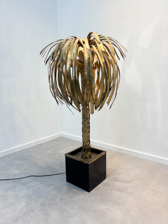 Image 1 of Maison Jansen Palm Tree Floor Lamp
