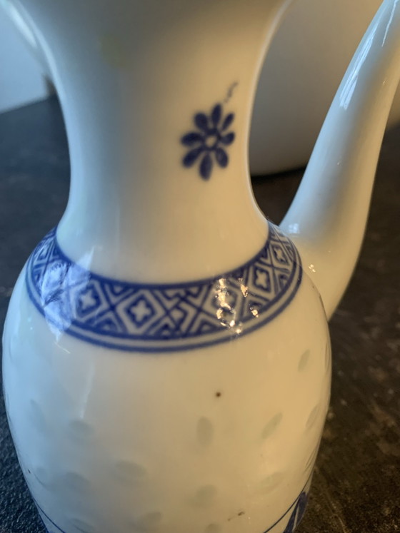 Petite cruche, linglong, Objets déco, Porcelaine, Bleu (photo 2 sur 10)