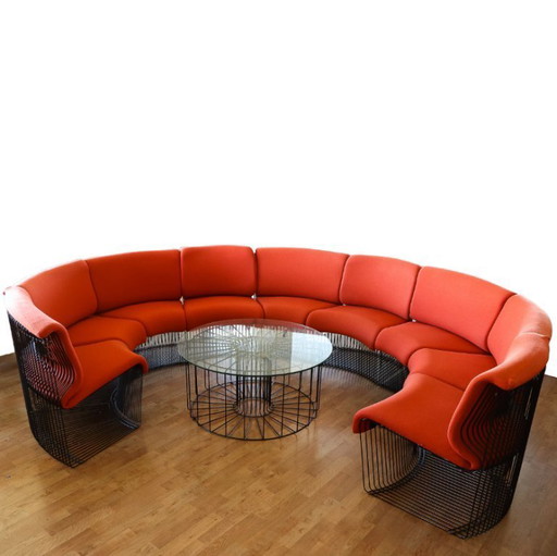 Verner Panton. Salon Pantonova lounge. Fritz Hansen