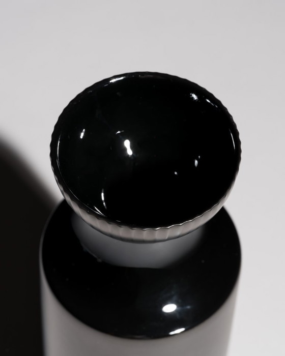 Image 1 of Tapio Wirkkala Porcelaine Noire Vase Duo Rosenthal MCM Chic Minimalist & Iconic