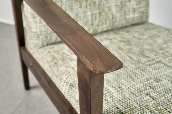 Vintage Armchair, 1960s, Czechoslovakia, Wood, Brown (photo 12 of 14)
