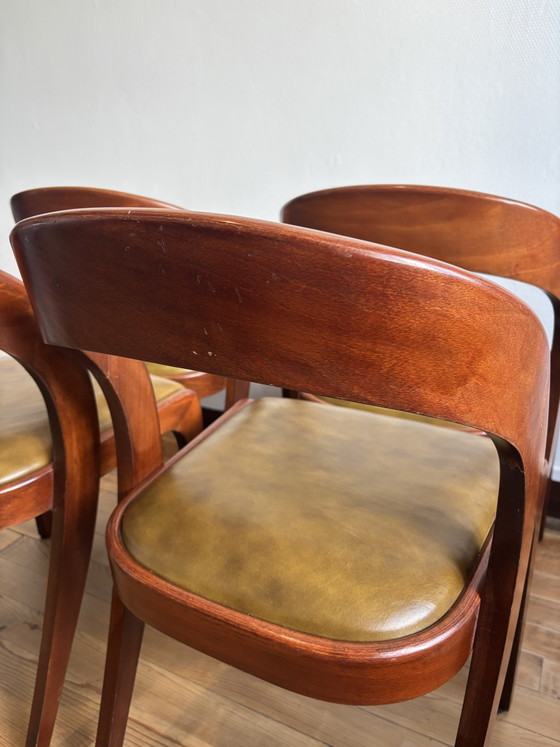 Chaises Baumann Modèle Gondole – Chaises de salle à manger, Wood, Skai (photo 9 of 11)
