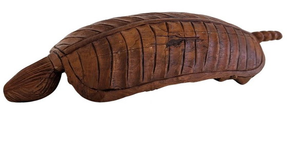 Chinees houten snijwerk, 19e eeuw – Onsterfelijken in een boot. – Beeldhouwkunst, Wood (photo 10 of 10)