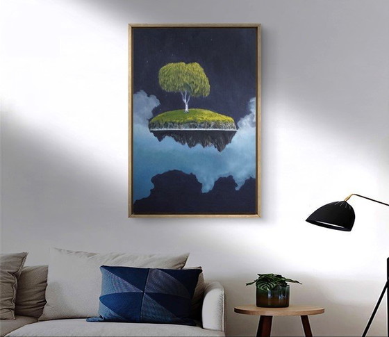 Image 1 of Island of Hope - Oil Painting by Byron Ray