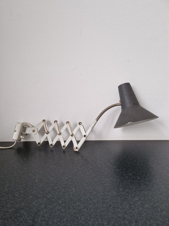 Image 1 of Lampada da parete estensibile vintage, lampada da lettura, lampada da tavolo