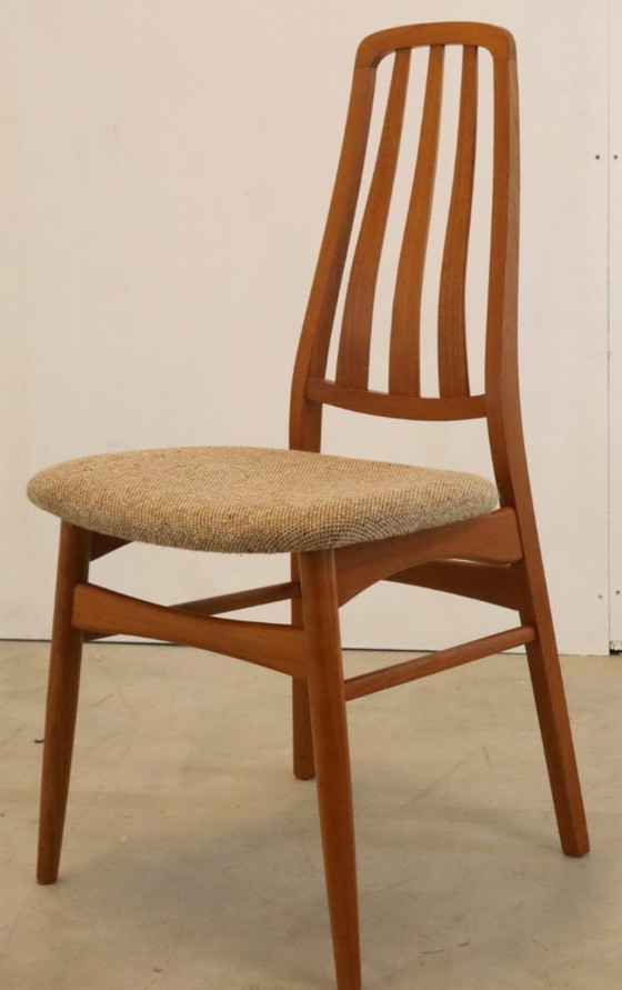 Image 1 of Set 4 Vamdrup Chairs Chaises à manger Vintage Danish