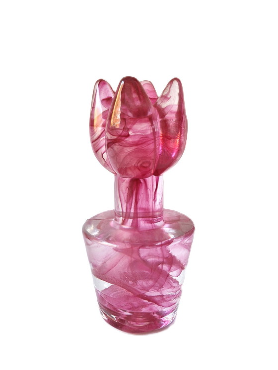 Image 1 of Kosta Boda - "Flower Power" Tulip By Ulrica Hydman-Vallien