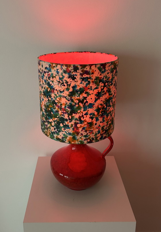 Image 1 of Upcycled table lamp made from a vintage vase - West German Pottery