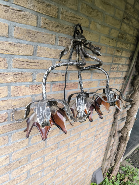 Image 1 of Lampada brutalista degli anni '70