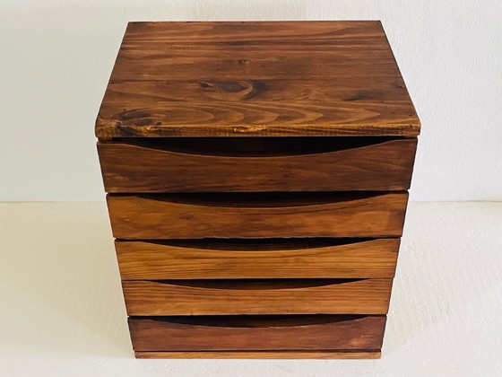 Image 1 of Mid-Century Schreibtisch-Aktenschrank/ Schreibtisch-Organizer