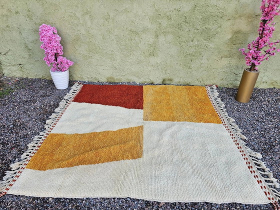 Alfombra bereber auténtica de lana pura 2.5x1.5 m – Wool (photo 3 of 14)