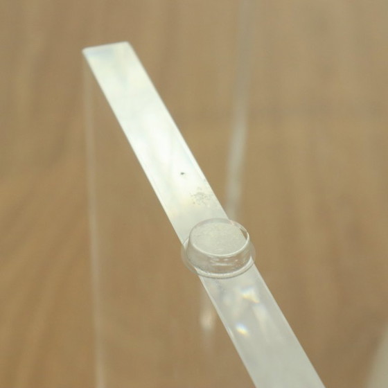 Image 1 of Round Design Coffee Table Lucite