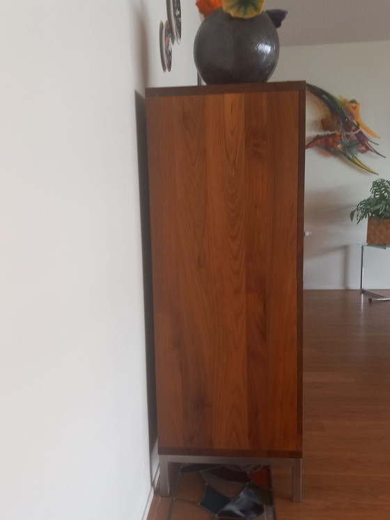 WAND / SERVIESKAST – Wandkast, Roestvrij staal, Hout (photo 3 of 5)