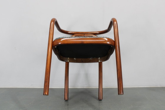 Image 1 of Sedia laterale restaurata in legno di faggio Antonin Suman degli anni '70 di Ton, Cecoslovacchia