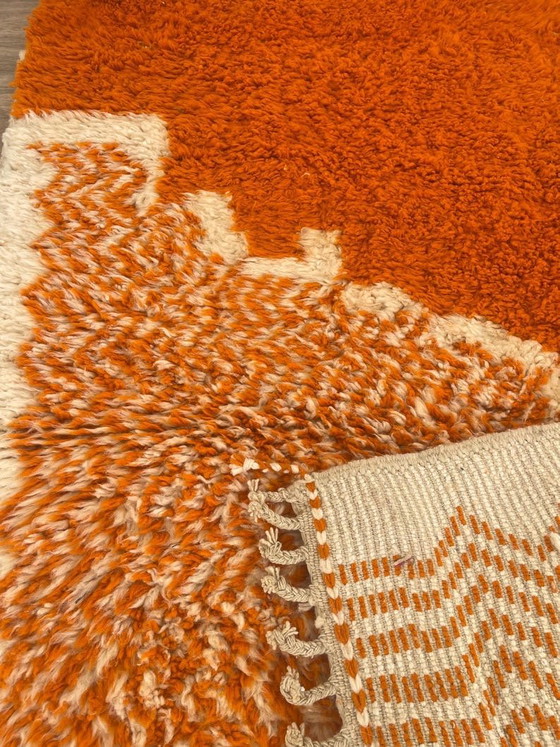 Image 1 of Alfombra tradicional hecha a mano de pura lana, tamaño 150 x 350 cm.