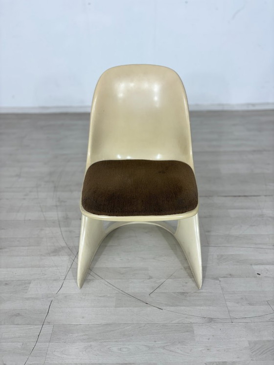 1x Casalino Casala Chair / Dining Chair / Garden Chair – Vintage Space Age – Plastic (photo 2 of 5)