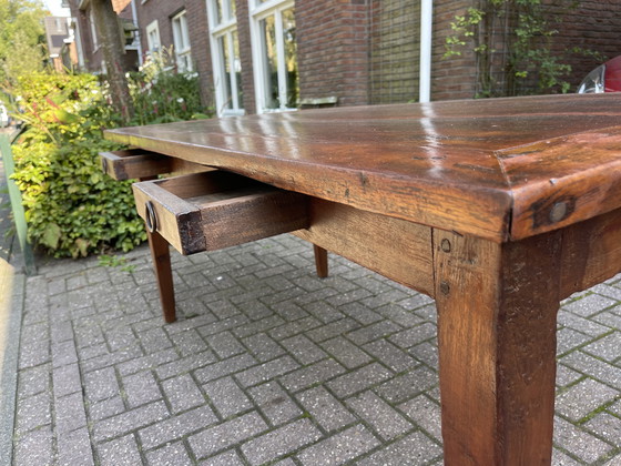 Image 1 of Vintage Wooden Rectangular Dining Table