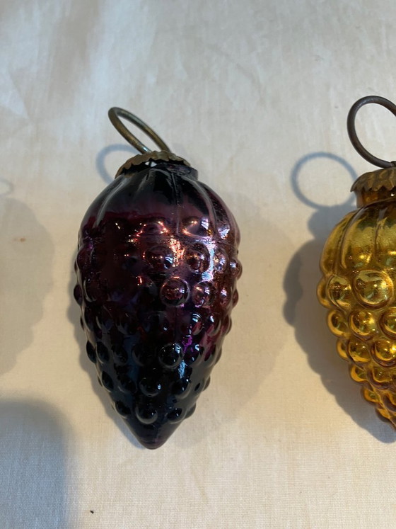 Vintage Christmas Ornaments – Decoration, Glass, Metal (photo 8 of 12)