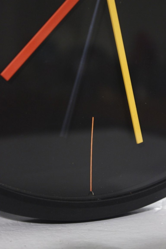 Image 1 of Philips HR5682 Horloge murale vintage design Memphis 1980s West Germany