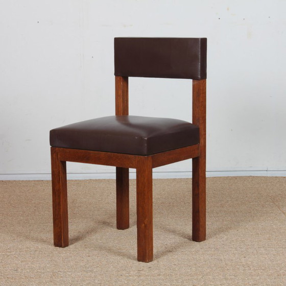 Image 1 of Ensemble de 4 chaises attribuées à Emiel Veranneman, 1960