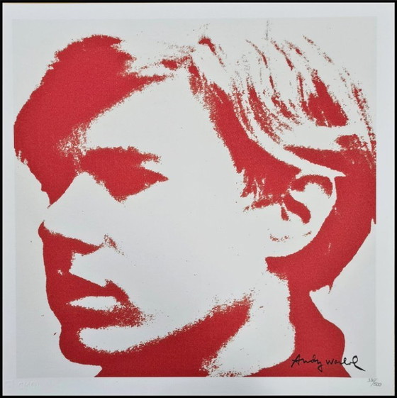 Image 1 of D'après Andy Warhol, Autoportrait, années 1980, lithographie