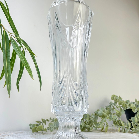 Vintage crystal Art Deco style vase (photo 4 of 7)