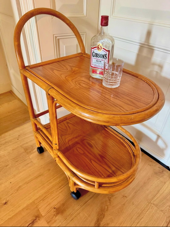 Image 1 of Carrello Tiki d'epoca