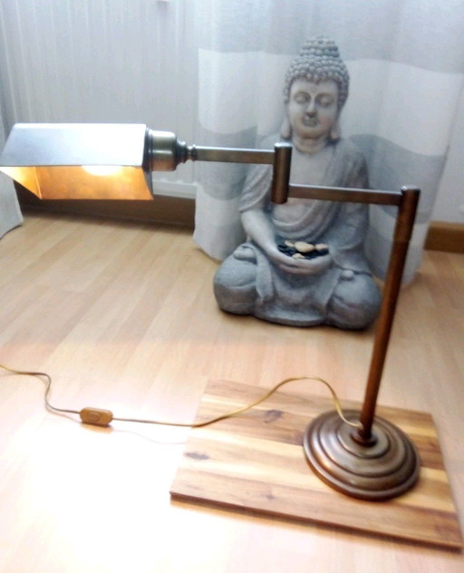 Belle lampe ancienne en laiton