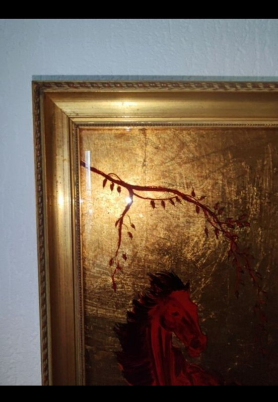 Image 1 of Horse frame signed Zeller