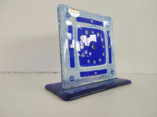 Reloj antiguo de cristal de Murano