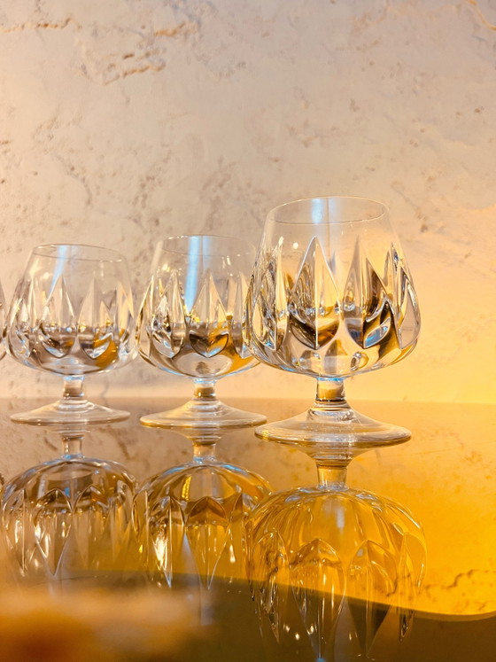 Prachtige Mid Century Nachtmann cognac glazen – Glazen & Karaffen, Crystal (photo 7 of 14)