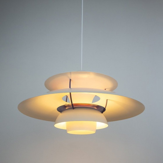 Danish Vintage PH 5 Pendant Lamp by Poul Henningsen, Louis Poulsen, 1958 – Aluminium (photo 3 of 9)