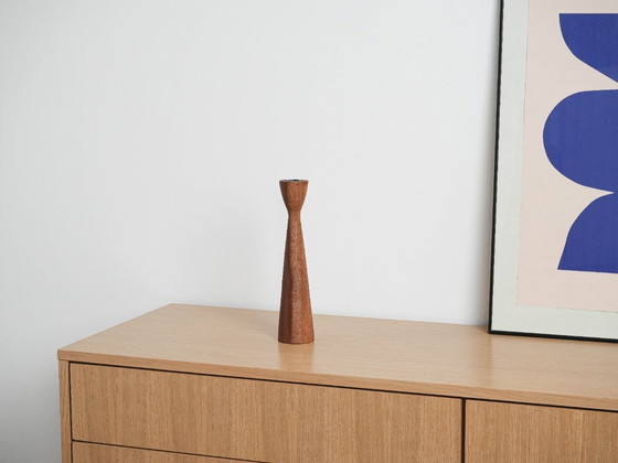 Image 1 of Candelabro de teca, diseño danés, década de 1960, fabricado en Dinamarca.