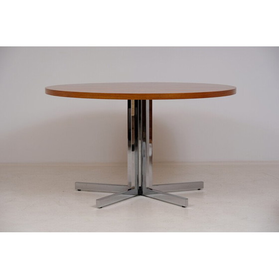 Image 1 of Round vintage dining table for 6 people, rosewood by Kondor Mobel Perfektion, 1970