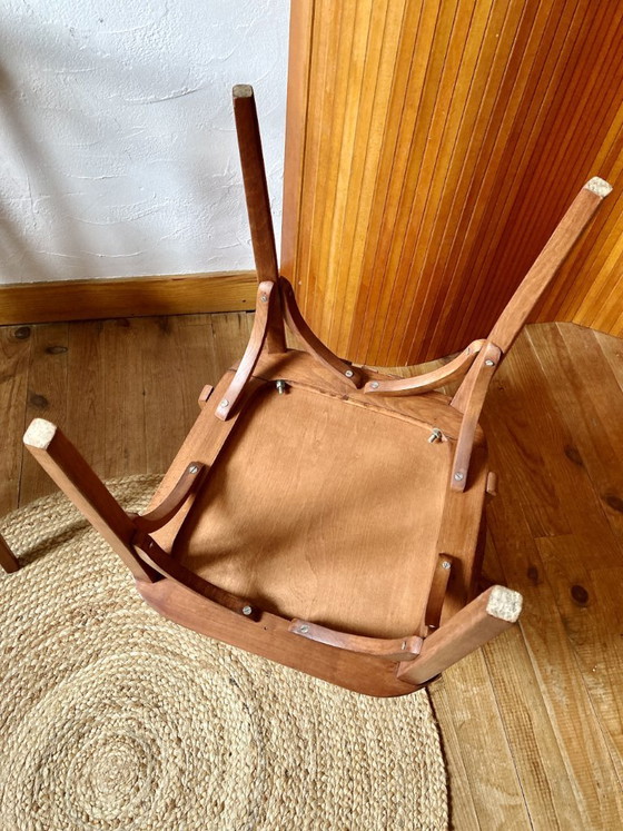 Image 1 of Coppia di sedie Stella vintage in legno, anni '50