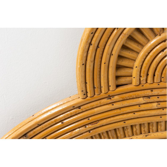 Image 1 of Vintage mirror in bamboo by Vivai Del Sud, Italy 1960