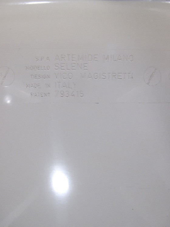 Image 1 of 2 x ARTEMIDE SELENE di Vico Magistretti / CREMA / BREVETTO IN ATTESA
