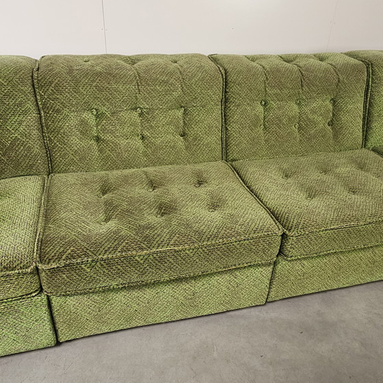 Image 1 of Vintage modulaire bank + fauteuil