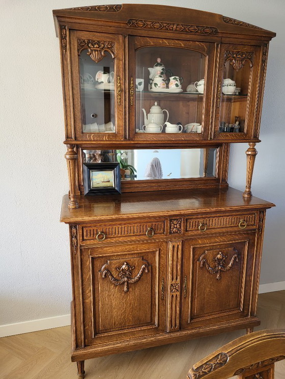 Image 1 of Antiker Essbereich aus Eiche und 2 Schränke