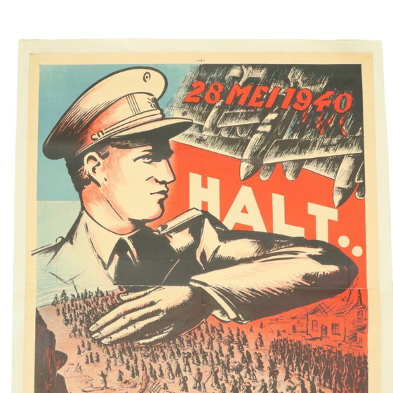 Image 1 of Militaria Affiche 28 Mei 1940