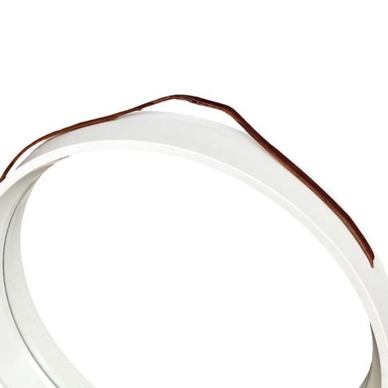 Image 1 of Specchio rotondo, specchio sospeso, Reflections di Thermotex, Danimarca, vintage, Scandinavia, anni '70-'80.