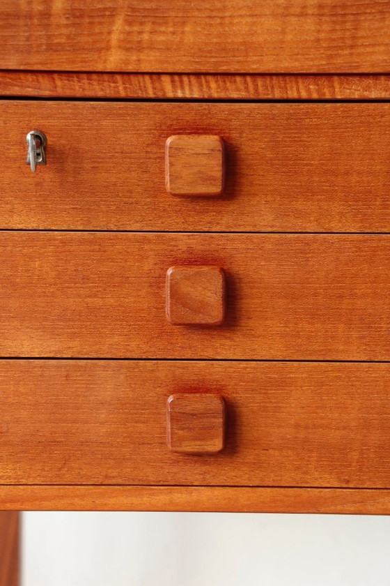 Image 1 of Scrivania vintage in teak, Danimarca – Domino Møbler (anni '60)