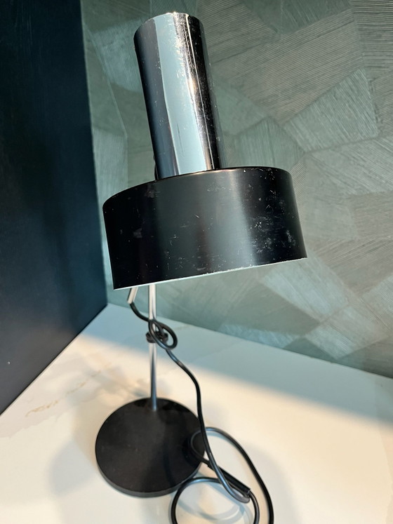 Hala Leuchten Schreibtischlampe, Schreibtischlampen, Metall, Chrom, Schwarz (Foto 8 von 10)
