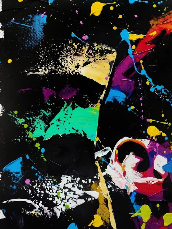 Image 1 of Alberto RICARDO - Freddie Mercury (original) - Artist canvas