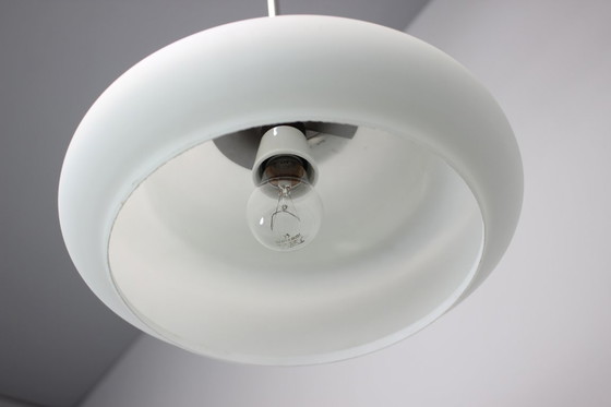 Image 1 of Lampadario cromato di metà secolo, anni '60, Cecoslovacchia